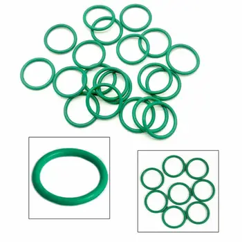 1-6 grønne fluor gummi O-ringe for vandtæt isolering, indvendig diameter 19 ydre diameter 25, syre og alkali modstand