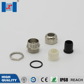 1 pcs PG21 13-18mm Nickel Plated Brass Metal Cable Gland IP68