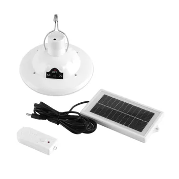 1 Sæt 22 LED Solar Light Udendørs havebelysning, Solar Powered Værftet Vandring Telt Camping Hængende Lampe Fjernbetjening LED-lys