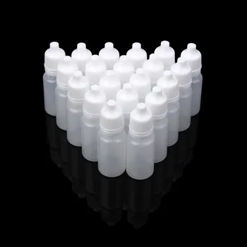 100PCS 10ml Tom Plastik Squeezable Dropper Flasker Flydende Eye Dropper Genpåfyldelige Flasker GK