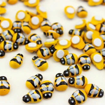 100Pcs Home Decor Mini Bee Træ-Svamp Selvklæbende Wall Stickers