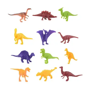 10stk Dinosaur Plastic Legetøj Simulering Børn, Dyr Model Værelses Ornament Dukke Tilbehør Sjove Barn Legetøj, som Børn Værelses Ornament