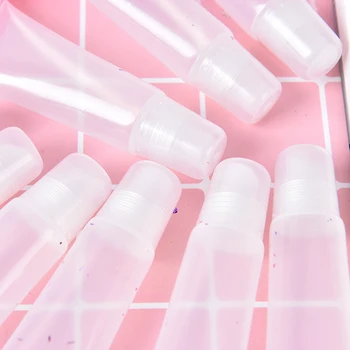 10stk/pack 5ml Læift Container Genopfyldning af Tomme Kosmetiske Rør Lip Gloss Balm Klart, Kosmetiske Containere Makeup-Værktøjer
