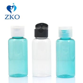 1stk 80ml Plast Flip Top Cap For Container Kosmetiske Flaske Tom Gennemsigtig Plast Shampoo Genpåfyldelig Flaske Gratis Fragt