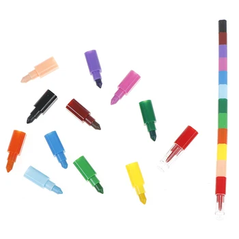 1STK børn Børn Farverige Kreative Blokke Farveblyanter Maleri Forsyninger Gave Baby Tegning Farveblyanter, Legetøj Olie Maling Pen