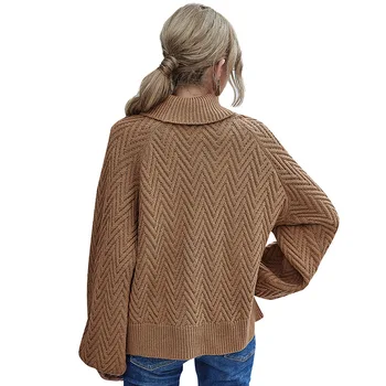 2020 efteråret og vinteren turtleneck sweater kvinder ' s hoved, høj krave sweater kvinder sweater solid farve i stor størrelse