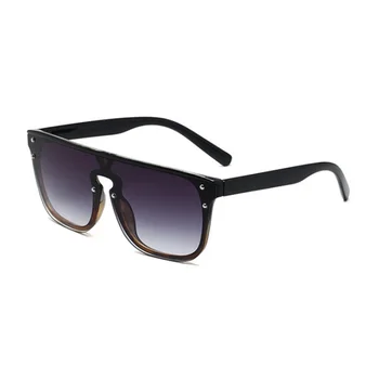 2021 Nye Brand Design Brev Square Solbriller Kvinder Mænd Mode Damer Udendørs Sport Solbriller Nuancer Oculos De Sol Gafas