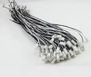 20pcs G4 fatning lys sokkel G4 lampe aging socket 30cm silicium wire
