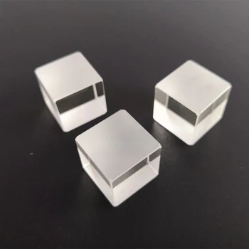25*25*25 mm Laser-Niveau Cube Prisme Glas Stråle Linse Refleksion Kombinere Cube Prisme Spejl