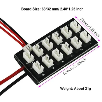 2S Holdbar 3-Pin Opladning Board Udskiftning af Batteri Parallel Banan Stik JSO PH2 Tilbehør Professionel Til Imax B6