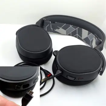 3,5 mm Aux-Line Gaming Hovedtelefoner Udskiftning Kabel for Arctis 3 5 7 Pro Headset 24BB