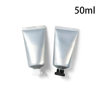 30 ml 50 ml 80ml Sølv Aluminium, Plast Komposit Blød Flaske Kosmetisk hudpleje Creme Squeeze Emballage Tube Lotion Container