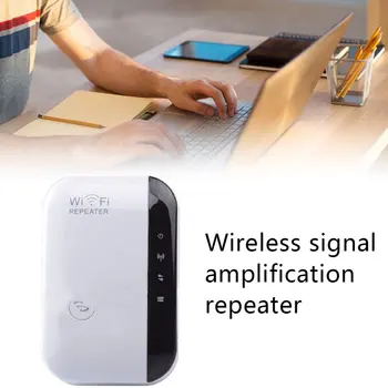 300 M WiFi Repeater 802.11 a/b/g/n Netværk Extender Forstærker Wall Plug Design Wifi Signal Booster Office til Hjemmet