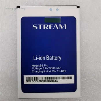3000mAh 3.8 V Batteriet For STRØM B3 pro Mobiltelefon Batterie Batería Erstatte Dele