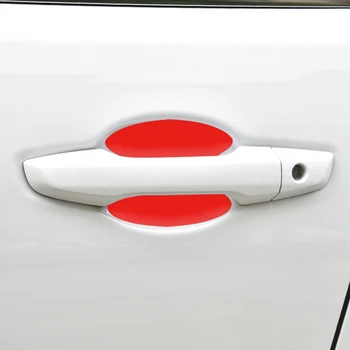 4stk Reflekterende Bilens dørhåndtag Beskyttende Film Resistente Klistermærker til Suzuki grand vitara suzuki sx4 swift Alto bil Tilbehør