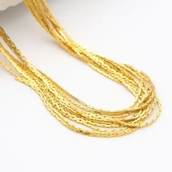 5 Meter Guld Sølv Farve Kobber, Metal Slange Kæde Til Fremstilling Af Smykker Resultater Halskæde Armbånd Diy Tilbehør Engros