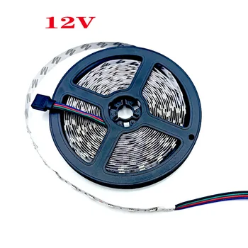 5M 12V LED-lampe 5050 60leds/m RGB RGBW RGBWW Vandtæt Kabinet LED lys Ferie Hjem Dekoration Fleksible Bånd belysning