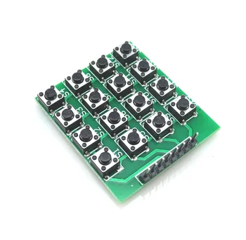 8pin 4x4 4 * 4 matrix 16 taster knap tastatur-modul brød plade mcu til arduino diy kit