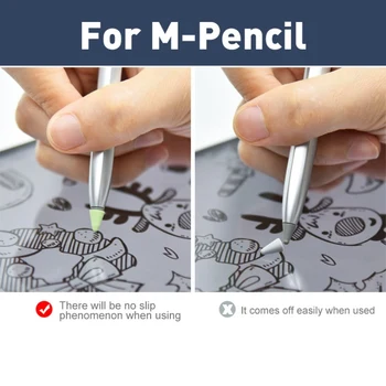8stk/Set Touchscreen Pen Nib Sagen For HUAWEI M-Blyant Silikone Spids Blyant Dækning For HUAWEI M-Pen lite Cap Protector Stylus Pen