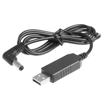 90 Graders USB 5V Til 24V 250mA 5.5x2.1mm Trin Op Adapter Kabel Til LED-Router 77HA
