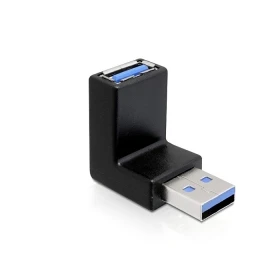 Albue design 90d USB 3.0 EN mandlig og Kvindelig Ned Vinklet Adapter, Hvid til Macbook retina-Sort & Hvid