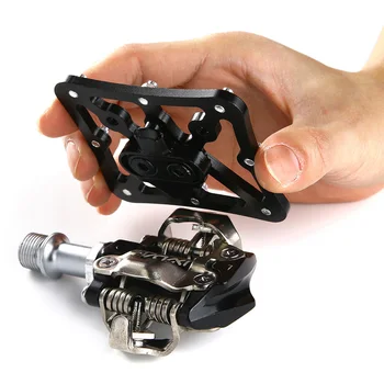 Aluminium og CNC cykel pedal platform adapter mountain bike cykel lås pedal konvertering platform klampen klampen lås lås