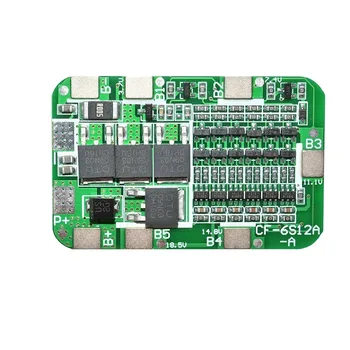 Aokin 6S 15A 24V PCB BMS Protection Board For 6 Pack 18650 Li-ion Lithium Batteri Celle Modul Oplader Batteriet Tilbehør