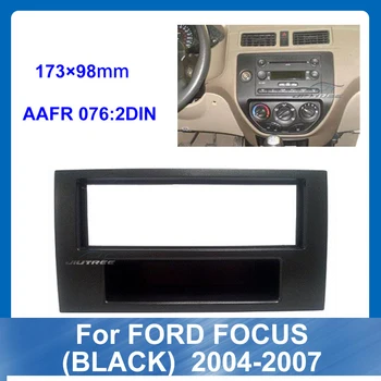 Bil Auto Radio Mms-fascia for Ford Focus 2004-2007 sort Installation Panel Kit Trim Stereo Dashboard Mount Ramme