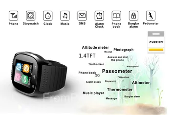 BS Sport Bluetooth Smart Ur Mænd Kvinder M26 med Smart Band Armbånd SMS-Minde Skridttæller for Samsung, LG, HTC IOS Android-Telefon