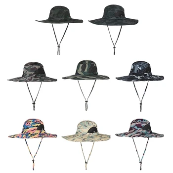 Bucket Hat Hurtig Tørring Folde Parasol Udendørs Fisker Cap Med Hagen String Hat