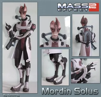 DIY Mass Effect Mordin Karakter Papir Model