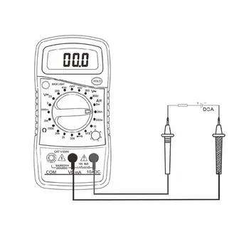 DT850L Håndholdt Digital Multimeter LCD-Display med Baggrundslys 1999 Tæller AC/DC Spænding Strøm Modstand Ohm Tester Amperemeter