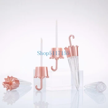 Engros Kosmetiske Lip Gloss Emballage Beholdere Søde Paraply Tom Lip Gloss Wand Rør Genopfyldning Lipgloss Flasker Container