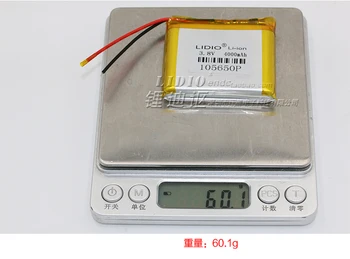 For 3stk 3,7 v 3.8 v 4000mah li-polymer overvågning af udstyr, test instrument 105650 li po-ion-lipo genopladeligt batterier