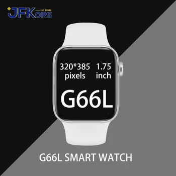 G66L Smart Ur 44mm Bluetooth Kalde GPS-Smartwatch pulsmåler Musik Spiller Ur Til IOS Android PK W26 W46 X6 X7 X16