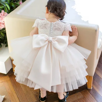 Gratis forsendelse 2019 nye bryllup kjole til pige børn Blomst pige kjoler til bryllupper