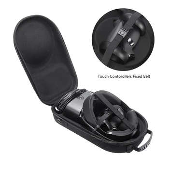 Hard Case Rejse Sag Beskyttelse Taske Beskyttelse Taske bæretaske til Oculus Rift S Pc-Drevet Vr Gaming Headset(Sort)