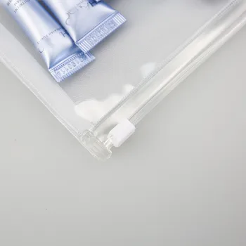 Hot Fremme Plast PVC Transparent Kosmetik Taske Vandtæt Kvinder Rejser Gøre op Toiletartikler Tasker Makeup Organizer