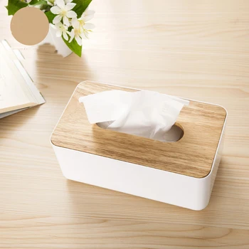 HS040 Fashion Simpel oak dækker papir, karton boks tissue box 23*13*10cm
