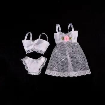 Hvid Sexet Undertøj, Pyjamas Blonder Kostumer + Bh + Undertøj Tøj til Dukke Dukke Tøj Hot Sælge Tilbehør Magnetiske Sut