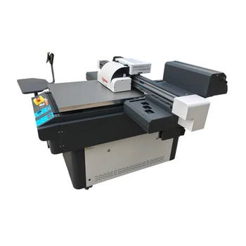 Høj kvalitet a1 flatbed-kort pvc-rør inkjet digital uv-printer