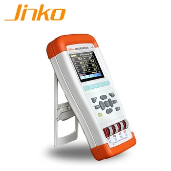 JK804 digitale data logger Multi-Kanal Håndholdte Temperatur Måleren (4 kanaler) 0,1 C Opløsning