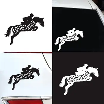 Klistermærker Til Biler Personlighed, Hest Racing, Hestesport Handling Brugerdefinerede Mærkat Bil Lastbil Vindue Funny Sticker