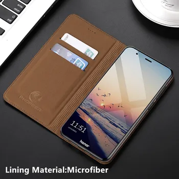 Luksus Ægte Læder Flip Case Cover-Kort Slot Holder Til Xiaomi Redmi K20 Pro/Xiaomi Redmi K20 Telefonens Cover Med Magnetisk Funda