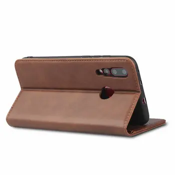 Læder taske til Huawei Nova 4 Nova4 Flip case-kortholderen Hylster Magnetisk tiltrækning Dække Sagen Pung Sag
