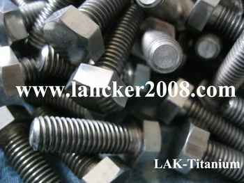 M12x25 30 40 50 60 70 80 90 100 110 120 Gr2 Titanium sekskant skrue/bolt for Industrien