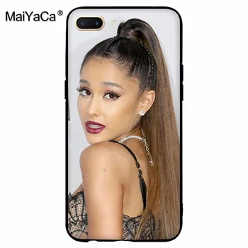 MaiYaCa Ariana Grande Pop Musik Stjernede Girly blacksilicone soft Phone Case for OPPO R9 R9S R11 PLUS casefor vivo X9 PLUS X20 sag
