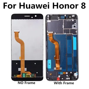Med ramme For Huawei Honor 8 LCD-FRD-L19 FRD-L09 LCD Display+Touch Screen Digitizer Assembly for honor8 Vise 5.2