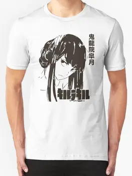 Meget Populær Stil T-Shirt Mænd Slim Fit Bomuld af Høj Kvalitet Satsuki Kiryuin Mænds T-Shirt Whitemovie T-Shirt