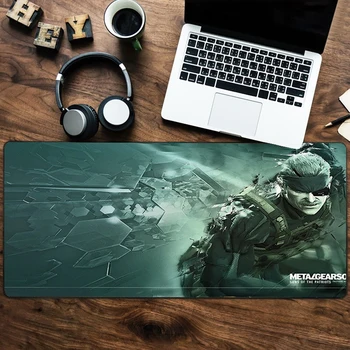 Metal Gear Solid 4 Store Spil Anime Musemåtte Notebook Bruser Pad Computer Tastatur Pad Bruser